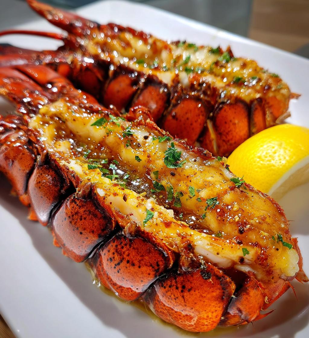 steamed lobster tails