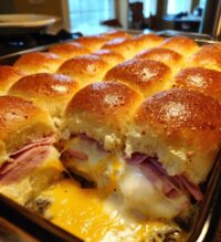 super bowl ham and cheese sliders