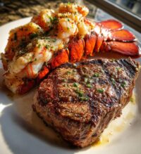 surf and turf lobster