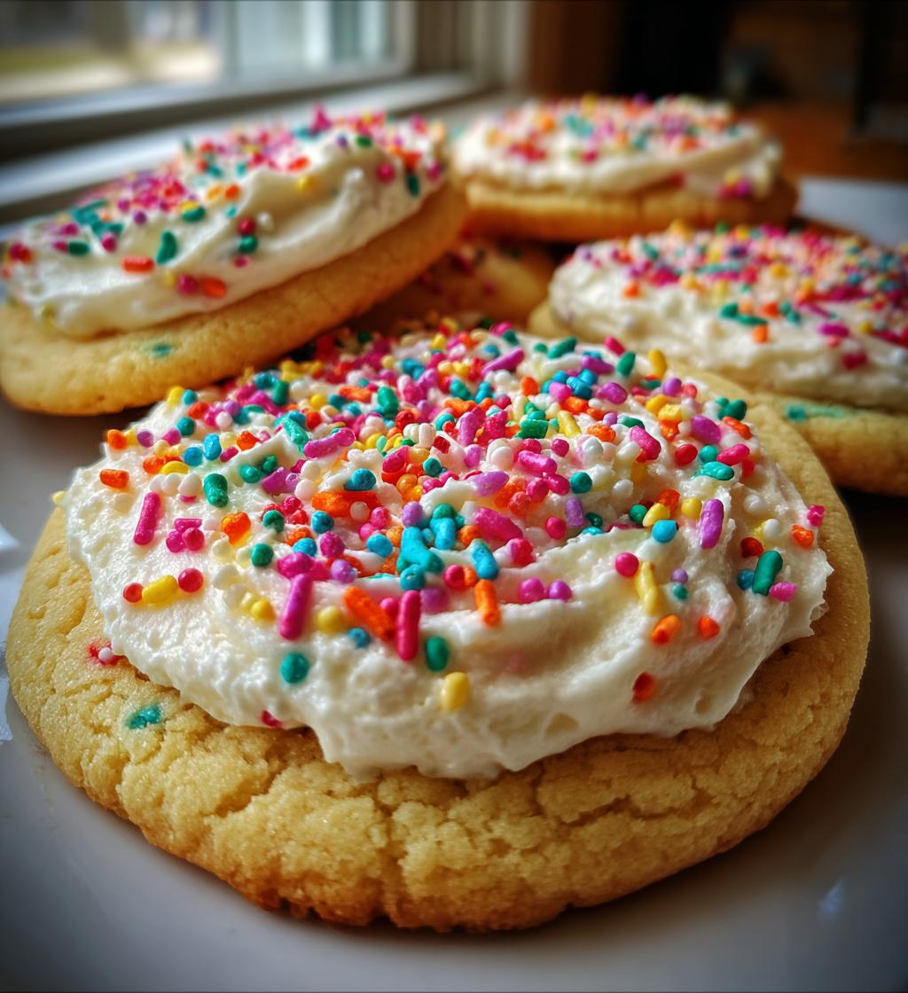valentine buttercream cookies