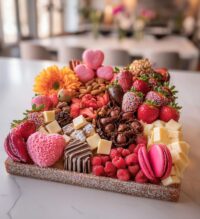 valentine candy charcuterie board