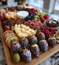 valentine charcuterie board