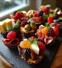 valentine charcuterie cups
