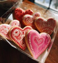 valentine cookie boxes