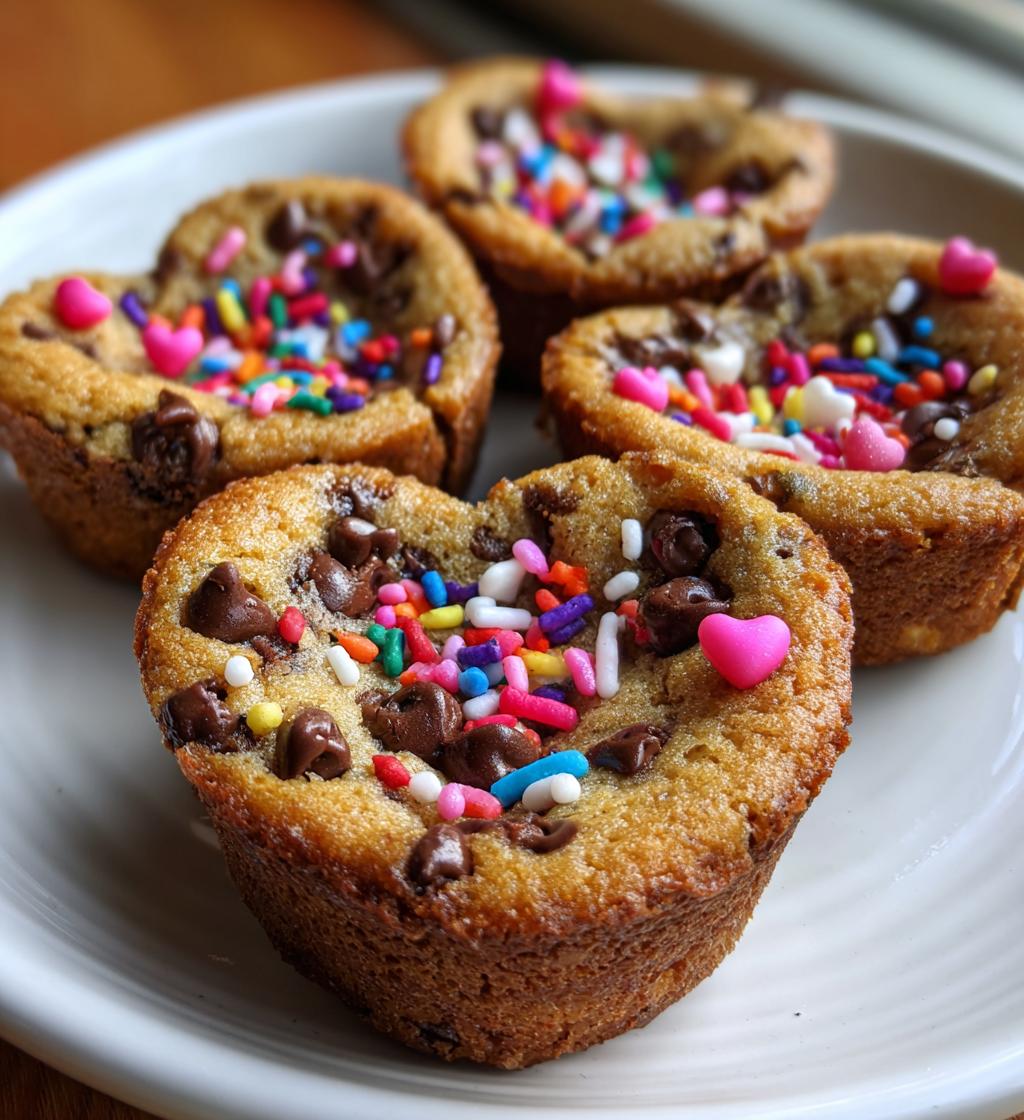 valentine cookie cups