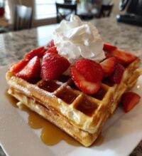 valentine waffles