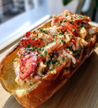 warm lobster roll