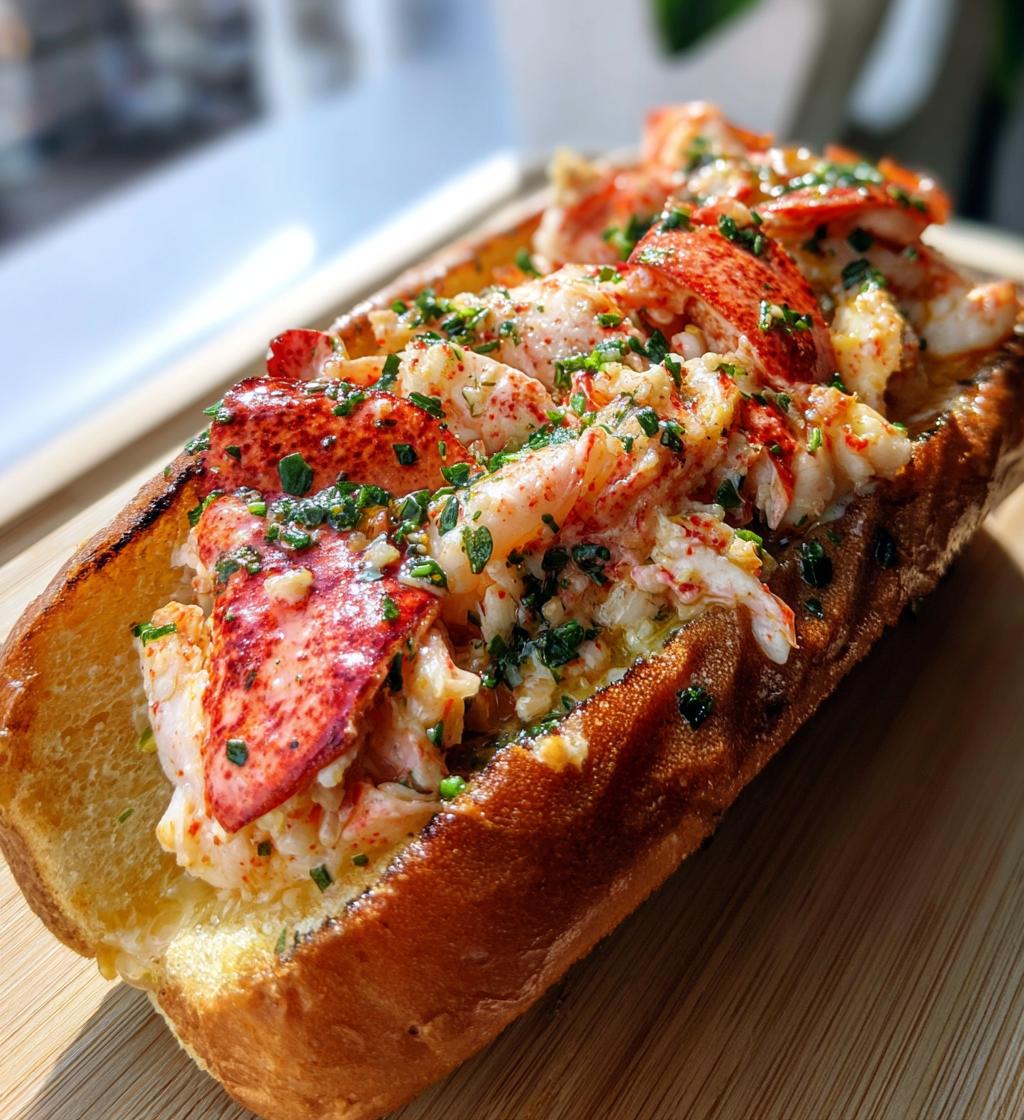 warm lobster roll