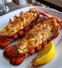 warm water lobster tail recipe