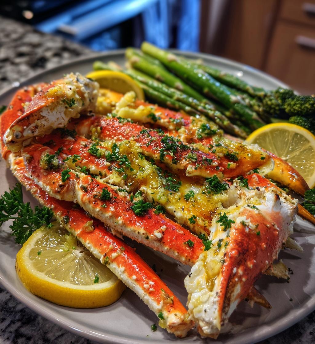 what goes well with crab legs