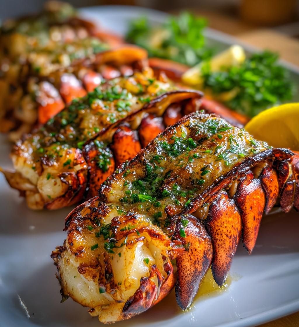 what goes with lobster tails
