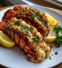 what to eat with lobster tail
