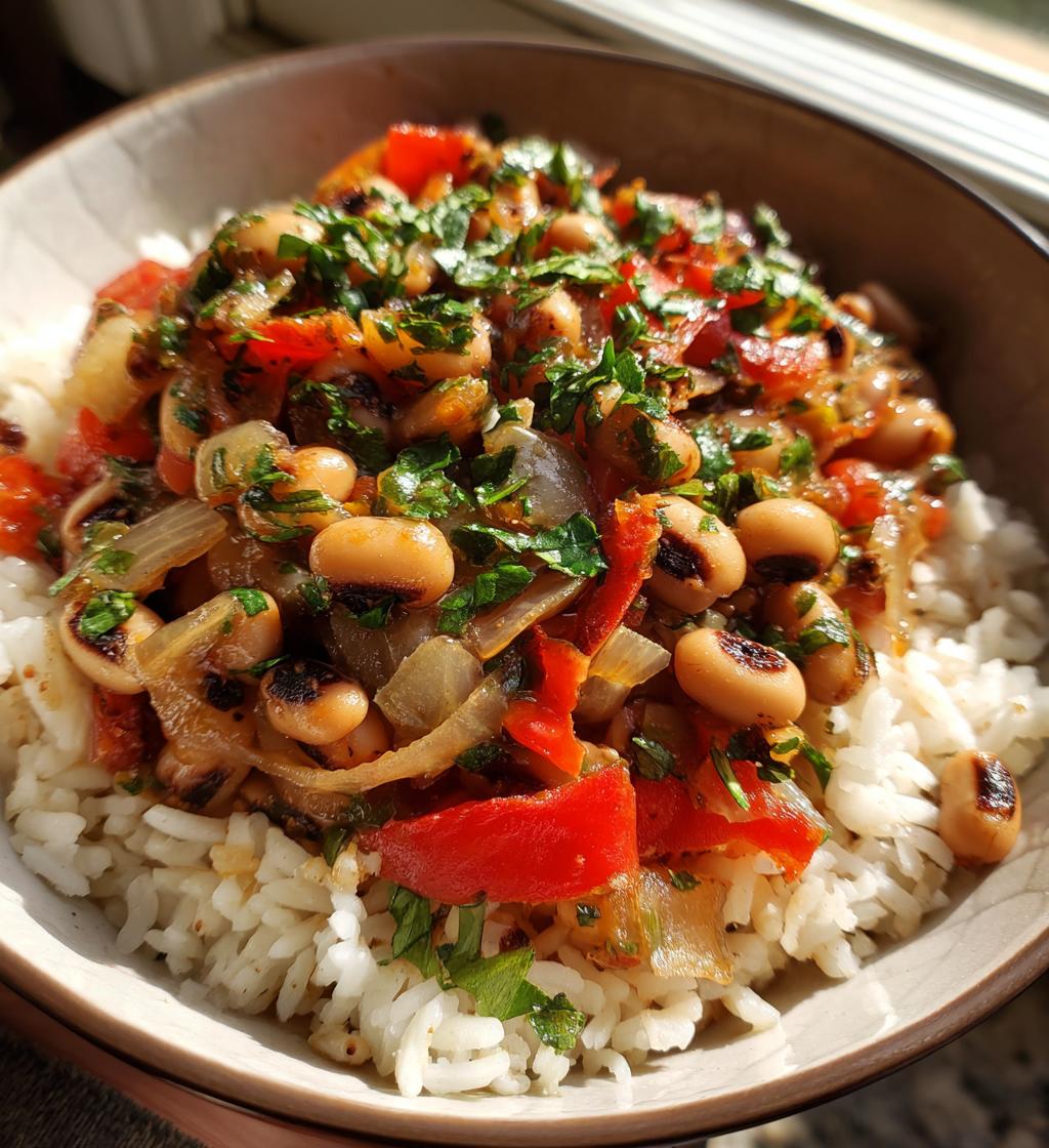 what to serve with black eyed peas