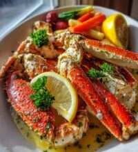 what to serve with king crab legs