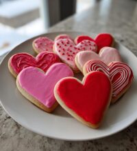 aesthetic valentines cookies