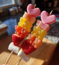 candy kabobs valentines