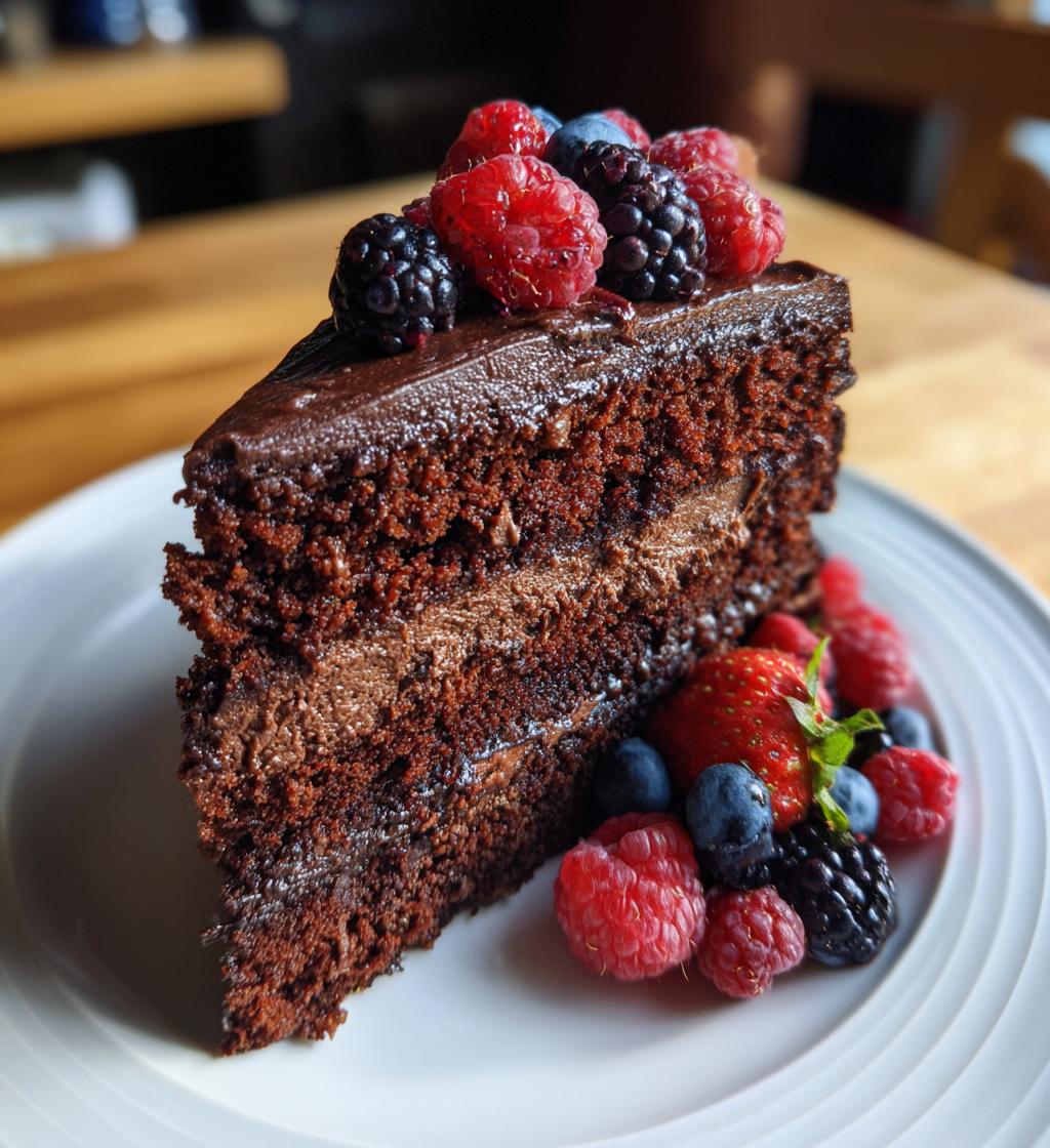 chocolate valentines cake