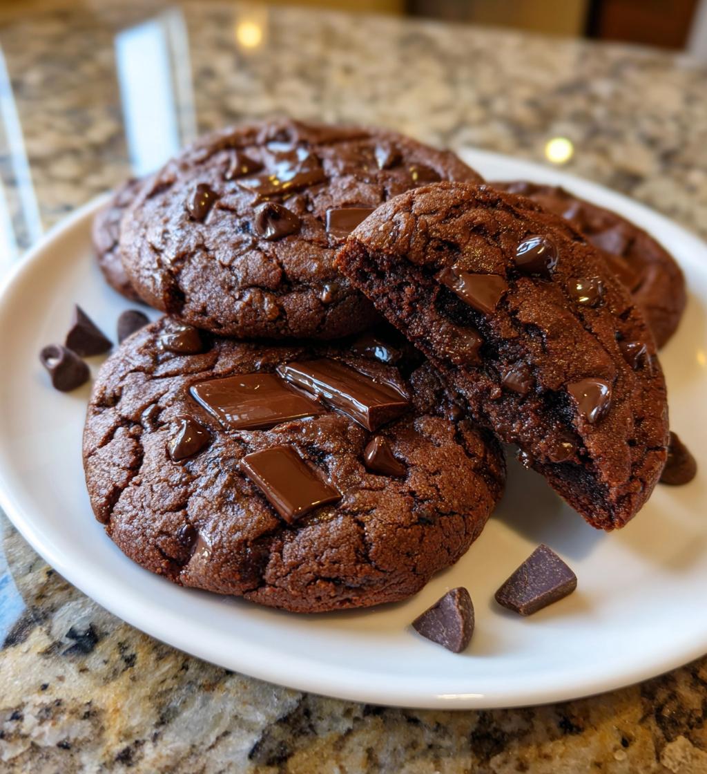 chocolate valentines cookies