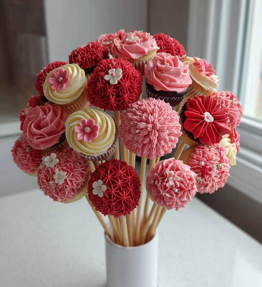 cupcake bouquet valentines day