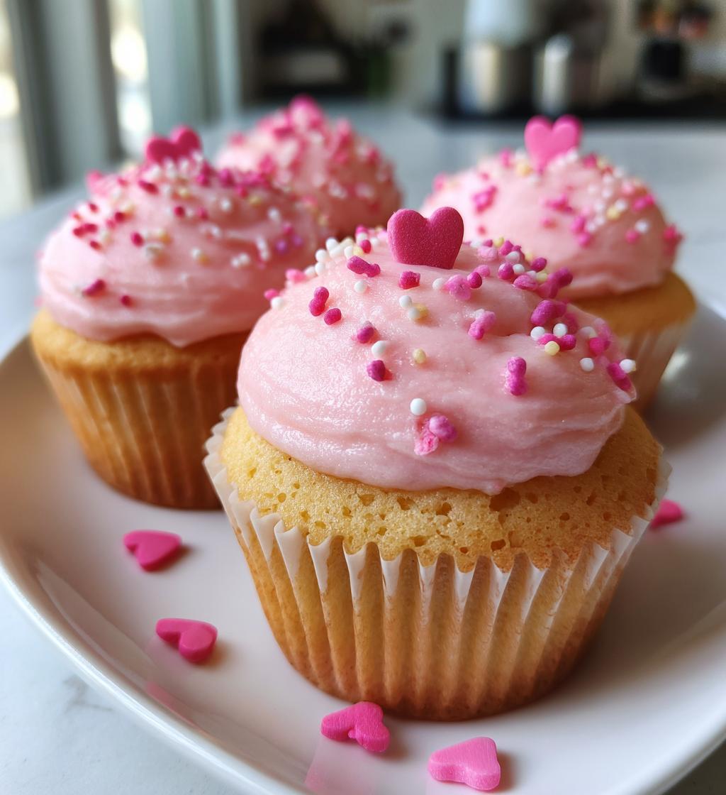 cute valentines cupcakes