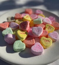 cute valentines day candy hearts