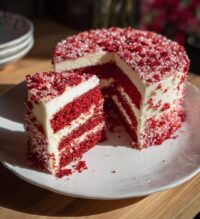 fake valentines cake