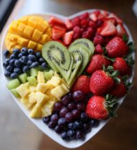 fruit platter valentines day