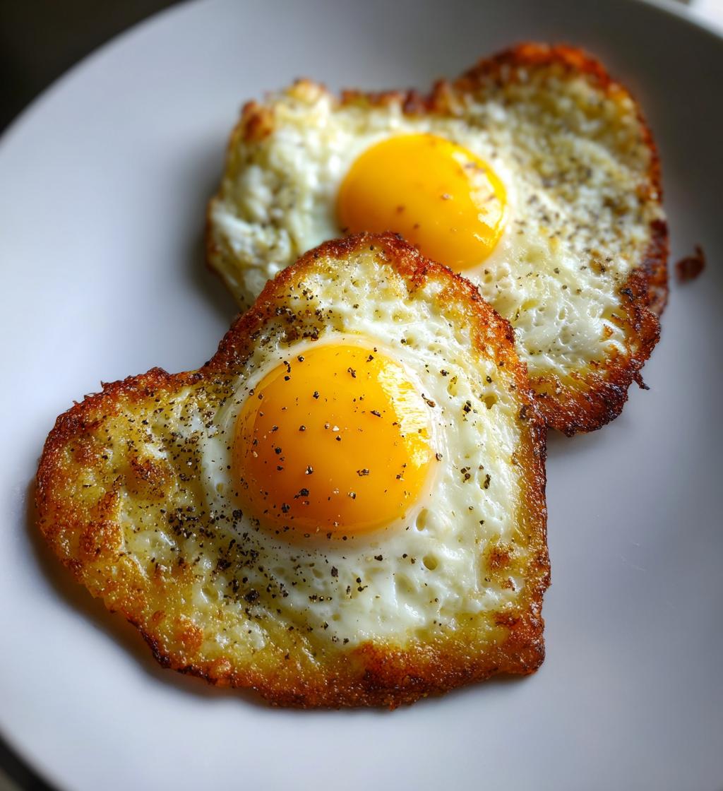 heart eggs valentines day