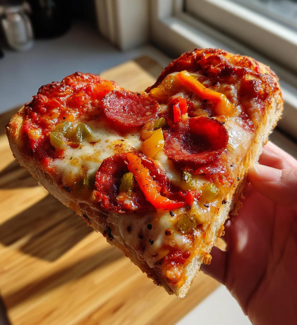 heart pizza valentines