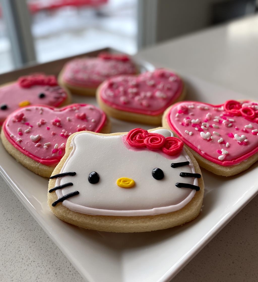 hello kitty valentines cookies