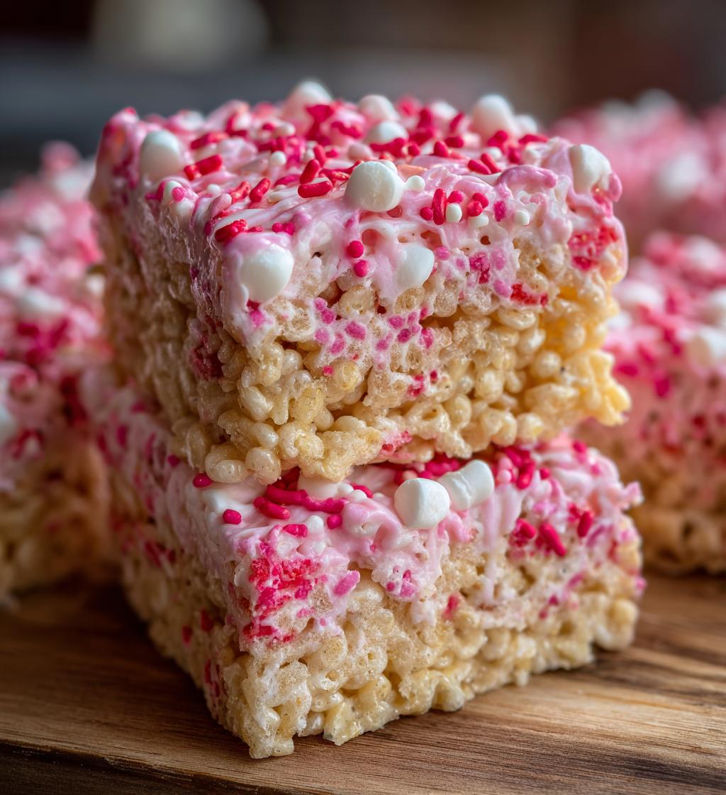 homemade rice krispies treats valentines day