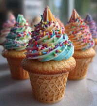 ice cream cone cupcakes valentines day