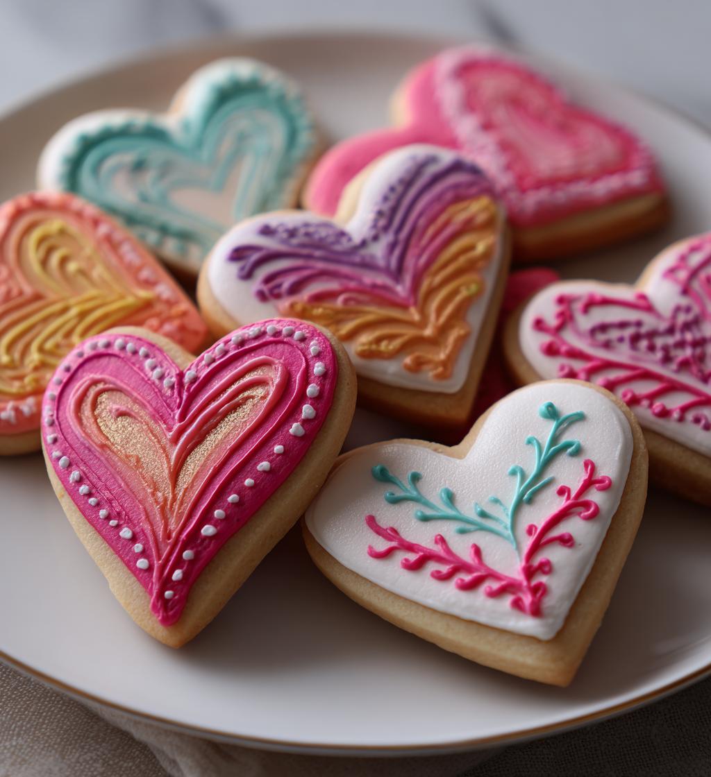royal icing transfers valentines day