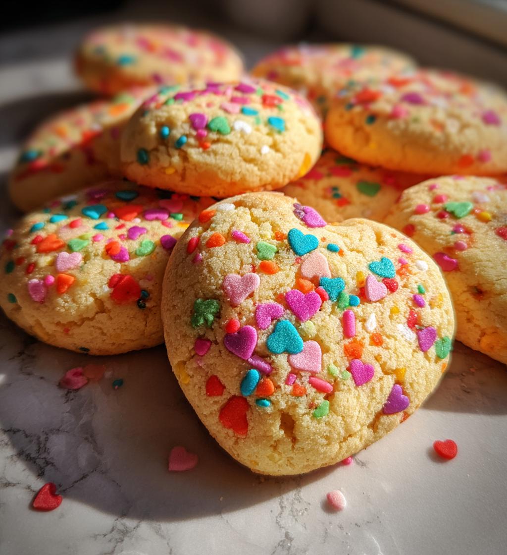 sourdough valentines cookies