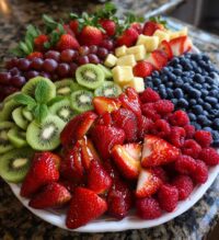valentine fruit tray ideas
