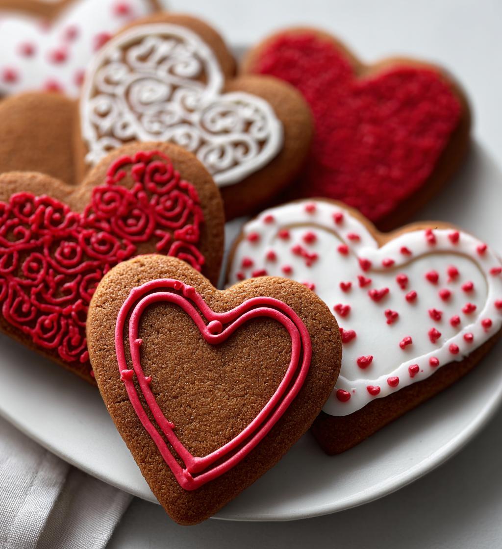 valentine gingerbread
