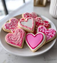 valentine heart cookies