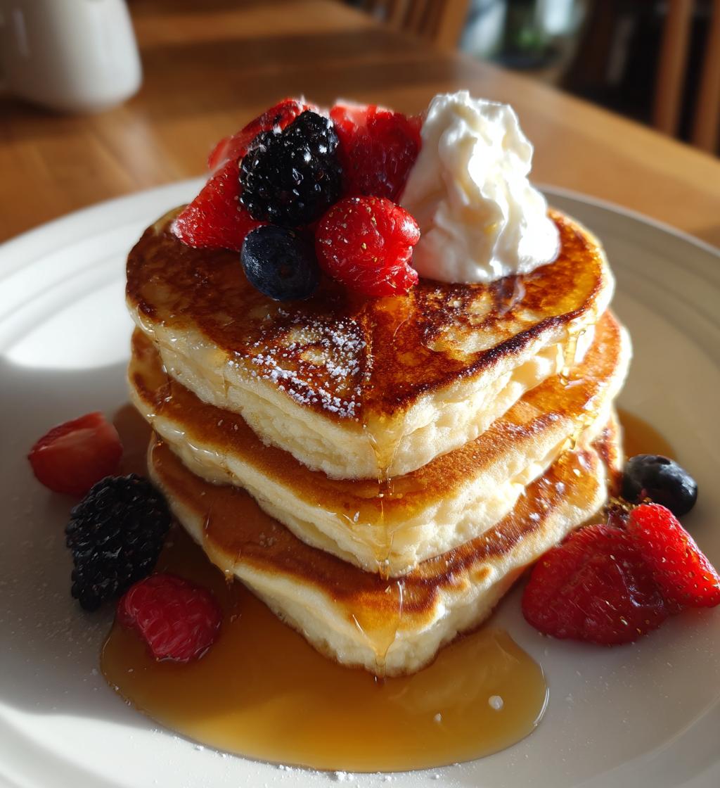valentine pancakes
