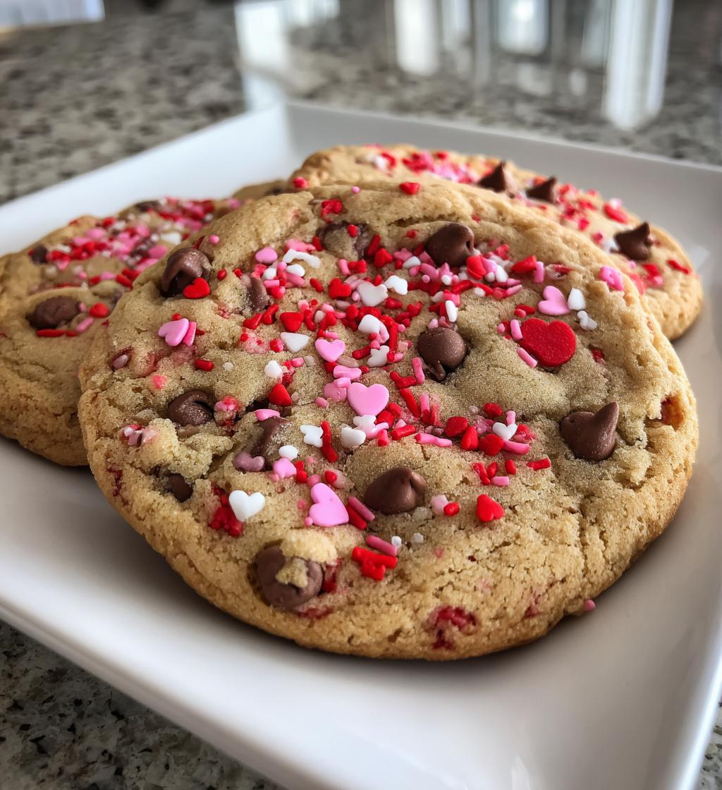valentine pizza cookie