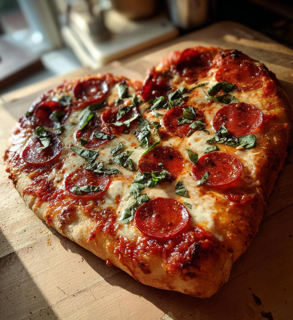 valentine pizza