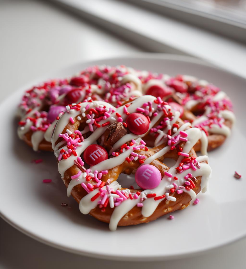 valentine pretzel treats