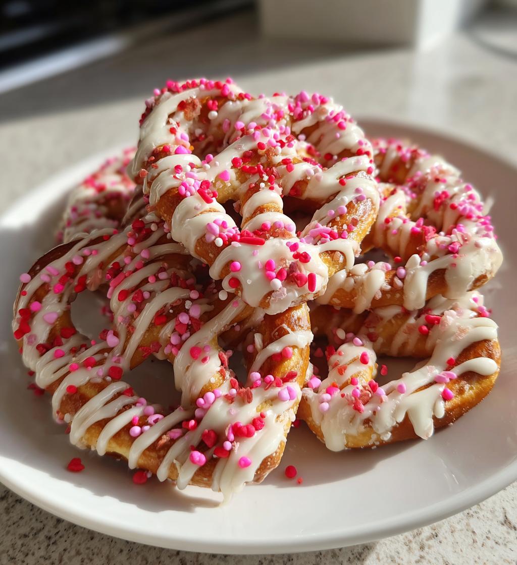 valentine pretzels