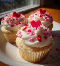 valentine themed cupcakes