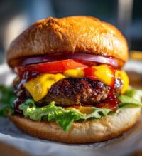 valentines burger