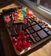valentines candy board for him