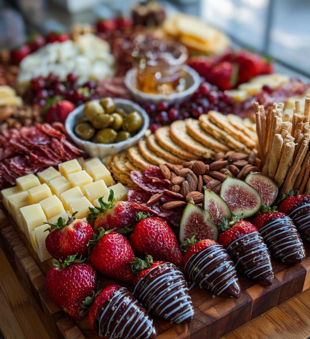 valentines charcuterie board ideas