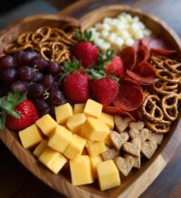 valentines charcuterie board kids
