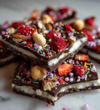 valentines chocolate bark