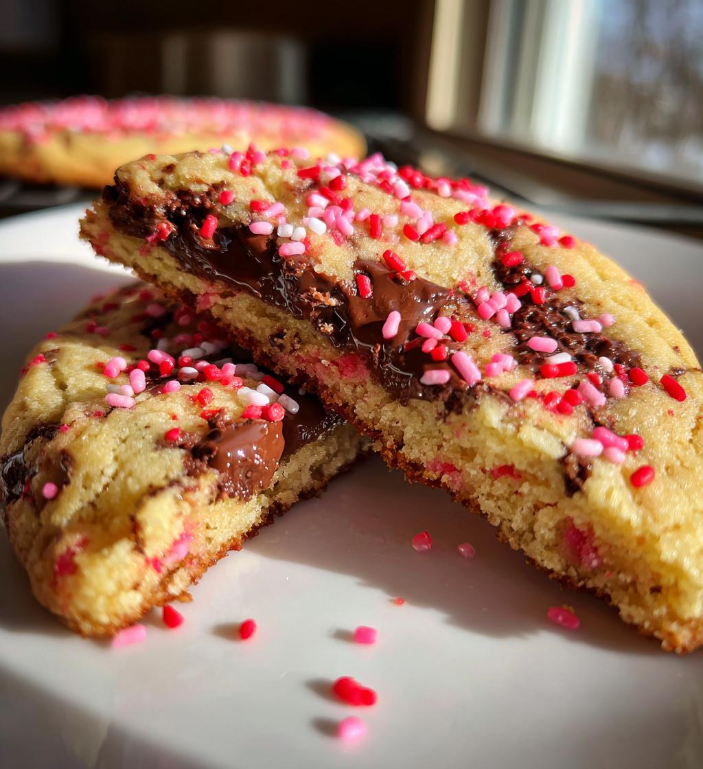 valentines cookie cake