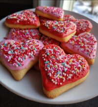 valentines cookies aesthetic